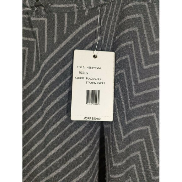 NEW Zac & Rachel Chevron Stripe Grey Maxi Skirt Women's Size S - Picture 5 of 5